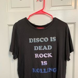 American Eagle glitter t shirt